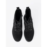 Shelvt Comfortable black workers on a flat sole | Shoptok.si