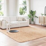  Čupavi tepih s visokim vlaknima NAVARRA bež 240x240cm poliester | shoptok.hr