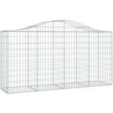  Lučne gabionske košare 20kom 200x50x100/120cm pocinčano željezo | shoptok.hr