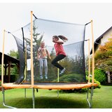 LEGONI Trampolin Fun sa zaštitnom mrežom, narančasti, 305 cm | shoptok.hr