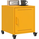  Noćni ormarići 2 kom boje senfa 36x39x43,5 cm čelični | Eponuda.com