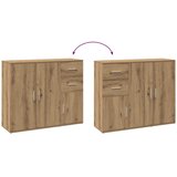  Komoda Artisan hrast 91x29,5x75 cm Inženjersko drvo | shoptok.hr