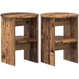  Pomoćni ormarić 2 pcs Staro drvo Ø40 x 50 cm | Eponuda.ba