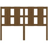  Uzglavlje za krevet boja meda 125,5x4x100 cm masivna borovina | Eponuda.com