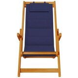 vidaXL Sklopive plažne stolice Set od 2 Plava | shoptok.hr