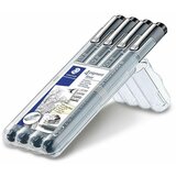 Staedtler Flomastri Pigment liner, črna, 4 kosi | Shoptok.si