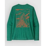 Patagonia Cap Cool Daily - Cloud Crag Longsleeve Lycra gem green / light xdye | Shoptok.si
