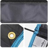 Viseći organizator šatora s 10 džepova Crna 40,5 x 25 x 80 cm | shoptok.hr