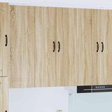 vidaXL Stenska kuhinjska omarica z vrati Sonoma hrast 60 x 31 x 100 cm | Shoptok.si