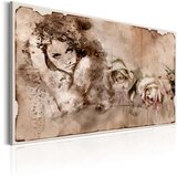  Slika - Retro Style: Woman and Roses 60x40 | shoptok.hr