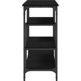  Konzolni stol s policom s pohranom Crni hrast 100 x 35 x 75 cm | Eponuda.com