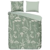 Good Morning Zelena flanelska posteljina za bračni krevet/za produženi krevet 200x220 cm Herbs – Cijene
