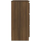  Komoda boja smeđeg hrasta 60 x 35 x 76 cm konstruirano drvo | shoptok.hr