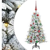 vidaXL Umetno Zložljivo Božično Drevo Zelena 120 cm PE in PVC | Shoptok.si