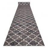 RugsX Tekač gumiran LOTUS CLOVER 60923 Detelja, melanž rjava pralna protizdrsna 100 100x580 cm, (5000330986) Cene
