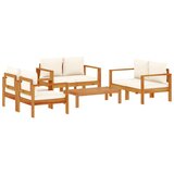  5-dijelna set vrtnih sofa od masivnog drva bagrema s jastucima | shoptok.hr