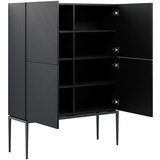 home24 VISOKA KOMODA, črna | Shoptok.si