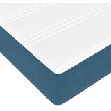  Okvir kreveta s madracem 2 pcs Plava Baršun | shoptok.hr