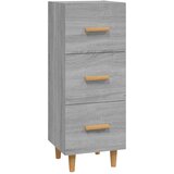Maison Chic Komoda - Predalnik siva sonoma 34,5x34x90 cm inženirski les, (21717570) Cene