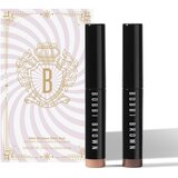 Bobbi Brown Holiday Mini Long-Wear Cream Shadow Stick Duo senčila za oči v svičniku darilni set odtenek Dusty Mauve/Golden Pink Cene