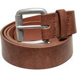 Urban Classics Accessoires Synthetic Leather Thorn Buckle Casual Belt brown | Shoptok.si