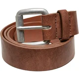 Urban Classics Accessoires Synthetic Leather Thorn Buckle Casual Belt brown