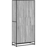  Polica za knjige Siva Sonoma 80,5x35x170,5 cm Konstruirano drvo | Eponuda.ba