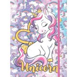 Fascikla SA GUMOM A5 3D BOX UNICORN OP* Cene