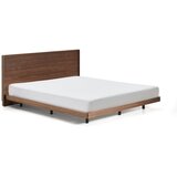 Kave Home Rjava zakonska postelja iz masivne breze z letvenim dnom 180x200 cm Norlen – | Shoptok.si