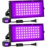 2x 50 W LED UV reflektor IP66