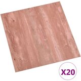 vidaXL samoljepljive podne obloge 20 kom PVC 1,86 m² crvene | shoptok.hr