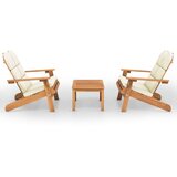  3-dijelna vrtna garnitura Adirondack masivno bagremovo drvo | Eponuda.com