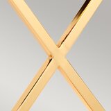 Elstead CROSS-TL-IVORY - Stona lampa CROSS 1xE27/60W/230V zlatna/bela | Eponuda.com