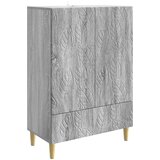vidaXL Strani šal Siva Sonoma 66 x 34,5 x 95 cm Inženirski les, (5000253309) | Shoptok.si