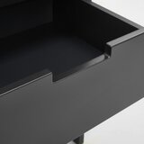 MID.YOU NOČNA OMARICA, antracit, črna | Shoptok.si
