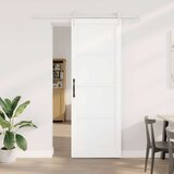  Klizna vrata ORKDAL Bijela 83 x 232 cm Masivna borovina | shoptok.hr