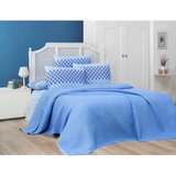 Mila Home Plavi pamučan prekrivač 220x240 cm Waffle – | shoptok.hr