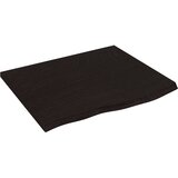  Kupaonska radna ploča tamnosmeđa 60x50x2 cm tretirano drvo | Eponuda.com