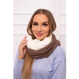 Kesi KN14 Women's two-tone mocha+ecru chimney Cijene