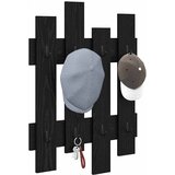  Vješalica za kapute na zidu Zidne Crni hrast 60 x 3 x 82 cm | shoptok.hr
