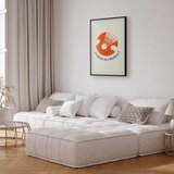  Plakat - Shuttlecock Against the Orange Sun 29.7x42 Crni okvir | shoptok.hr