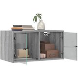 Zidni ormarići staklena vrata 2 kom boja hrasta 68,5x37x35 cm | shoptok.hr