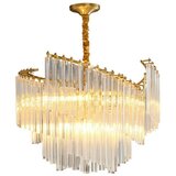 Lesnina XXXL KRISTALNA VISEČA SVETILKA SERAPH 80/60 cm E14 | Shoptok.si