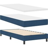 Box spring krevet s madracem Plava 90 x 200 cm tkanina | shoptok.hr