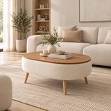 Hanah home Luno klub sto 90 × 45 × 60 cm, bela | Eponuda.com