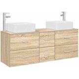  Set ormarića za kupaonicu 3 kom. Hrast sonoma 49,5 x 41 x 63 cm | shoptok.hr