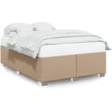  Okvir za krevet boja cappuccina 140x190 cm od umjetne kože | shoptok.hr