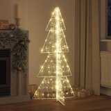  Božićno drvce s 160 LED svjetlima Topla bijela 150 cm Akril | Eponuda.com