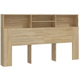 Maison Chic vzglavna omarica - nočna omarica - posteljna omarica sonoma hrast 180x19x103,5 cm, (21670698) Cene