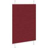 vidaXL Plisirana roleta Bordeaux crvena 100x150 cm Širina tkanine | shoptok.hr